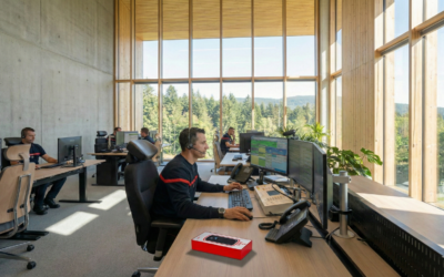 Téléphone GSM/4G spéciale ERP avec batterie secouru intégrée