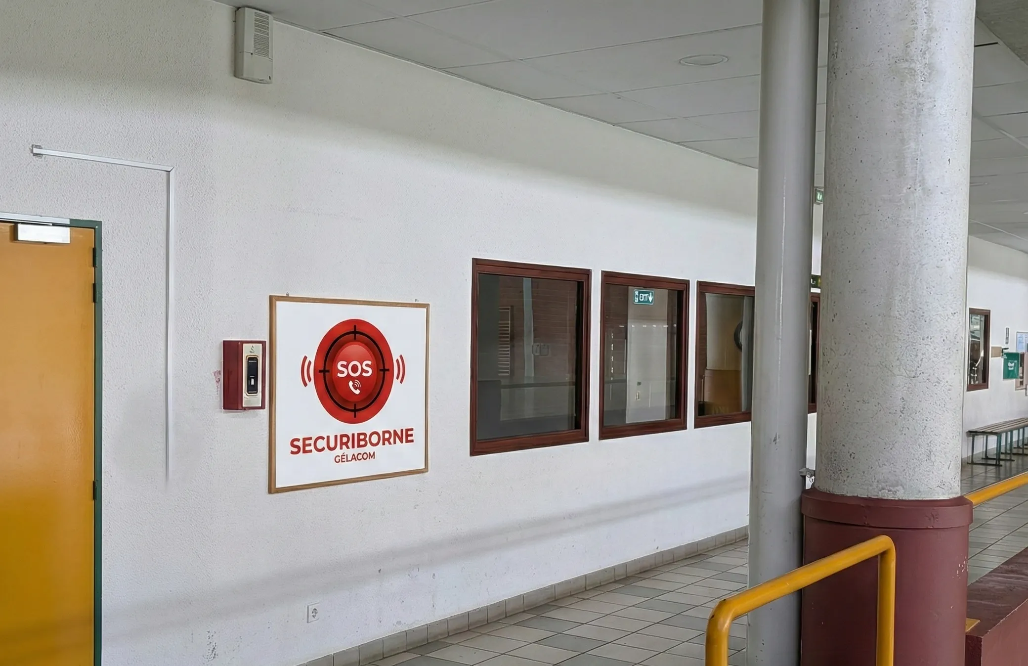 installation de la borne de secours urgence ms 70 dans une collectivité ERP